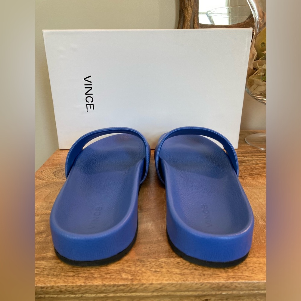 VINCE Gavin Surf LE Blue Slide Sandal’s - Picture 3 of 11